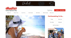 Desktop Screenshot of ellaslist.com.au